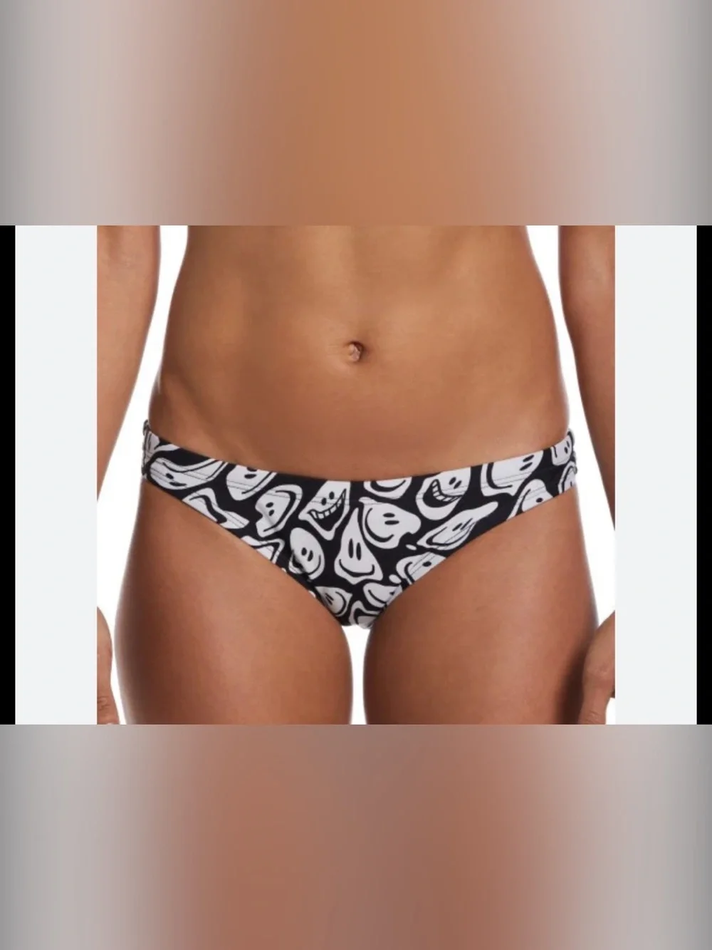 Nike Black and White Hydrastrong Swim Bottoms Sz M